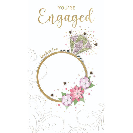 Picture of YOURE ENGAGED CARD